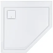 Brodziki prysznicowe - Sanplast Space Line BPK/SPACE 100x100x3  615-110-0540-01-000 biały - miniaturka - grafika 1