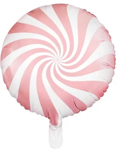 PartyDeco Balon foliowy Cukierek, 45cm, jasnoróżowy - Kubki dla dzieci - miniaturka - grafika 4