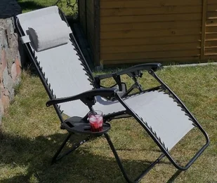 VK1 LEŻAK OGRODOWY WIELOFUNKCYJNY STOLIK GAZETOWNIK #H1 1020174 - Leżaki ogrodowe - miniaturka - grafika 11