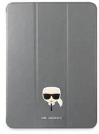 Etui do tabletów - Apple Etui na tablet Karl Lagerfeld Head Saffiano na iPad Pro 12.9" KLFC12OKHG) Srebrne - miniaturka - grafika 1