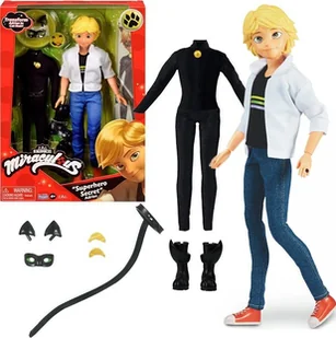 Bandai Miraculous Miraculous Czarny Kot Adrien Lalka z Strojem i Akcesoriami 50358 0000046158 - Lalki dla dziewczynek - miniaturka - grafika 2