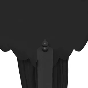 vidaXL Altana ogrodowa z zasłonami, 3 x 4 m, antracytowa, aluminium 48056 - Altany ogrodowe - miniaturka - grafika 7