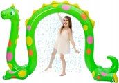 Zabawki do kąpieli - Zraszacz kurtyna fontanna dmuchany Dinozaur Wąż - miniaturka - grafika 1