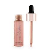Rozświetlacze do twarzy i ciała - Revolution Makeup Revolution Liquid Highlighter 18 ml Rozświetlacz w płynie Rose Gold Makeup Revolution - miniaturka - grafika 1