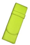 Pojemniki biurowe - Alassio skórzane etui na dwóch piśmiennicze, jasnozielony S 2672 - miniaturka - grafika 1