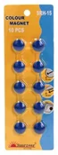 Akcesoria do tablic - Argo S.A. Magnesy 15mm Sunriver 10 sztuk niebieskie SRH-15/NIEB - miniaturka - grafika 1