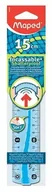 Przybory szkolne - Maped Linijka Flex elastyczna 15cm niebieska - miniaturka - grafika 1