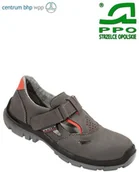 Obuwie robocze - PPO Strzelce Opolskie SANDAŁY BEZPIECZNE Z PODNOSKIEM KOMPOZYTOWYM I NIEMETALOWĄ WKŁADKĄ ANTYPRZEBICIOWĄ MODEL 551, PN-EN ISO 20345, S1, P, SRC; (42) - miniaturka - grafika 1