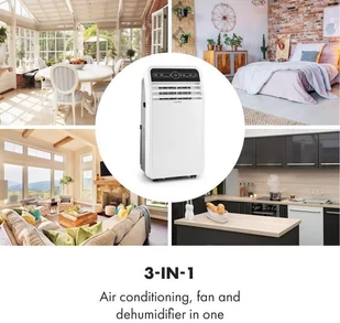 Klarstein Metrobreeze new York 7k, klimatyzator mobilny, 2,05kW, 7000BTU, klasa A, biały DXJ2- MetrobreezeWH - Klimatyzatory - miniaturka - grafika 3