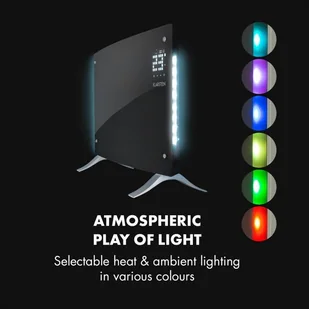 Klarstein Klarstein Bornholm Curved Ambient grzejnik konwekcyjny 1000/2000W czarny ACO7-Bornholm CrV - Ogrzewanie przenośne - miniaturka - grafika 5