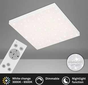 Briloner Gwieździste niebo LED Frameless CCT, 45x45cm - Lampy sufitowe - miniaturka - grafika 4