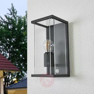 LAMPENWELT.COM Zewnętrzny kinkiet Annalea z czujnikiem ruchu - Lampy ogrodowe - miniaturka - grafika 2