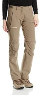 Pozostała odzież narciarska - Vaude Farley Stretch Zip Off T-Zip Damesbroek, coconut, kort, maat 42 401445094420 - miniaturka - grafika 1