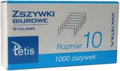 Kleje biurowe - FHU SDM Marcin Rączy Zszywki biurowe rozmiar 10 (1000 sztuk) - miniaturka - grafika 1
