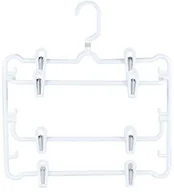 Wieszaki do szafy - Rayen rayen antypoślizgowa wieszak na ubrania, 8 spodnie 2157 zszywek, biały 2157 - miniaturka - grafika 1