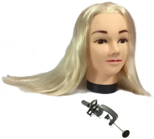 ArtykuŁy jednorazowe Główka Fryzjerska 55 długi jasny blond cięcie upięcie GT-55-J-BLOND-SYNTETYK - Pozostałe akcesoria fryzjerskie - miniaturka - grafika 5