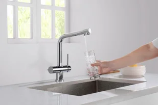 Blue Water Bateria trójobwodowa 4-drożna ART PLATINO CRYSTAL chrom BW-5901730616408) BW-5901730616408 - Baterie kuchenne - miniaturka - grafika 6