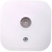 Gniazdka elektryczne - LEDart TV Legrand Forix natynkowe białe IP20 - miniaturka - grafika 1