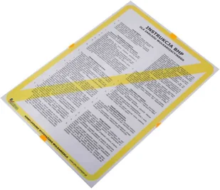 Instrukcje Bhp Dla Wulkanizacji, Serwisu Ogumienia - 4 Tablice (5902730101390) - Pozostałe wyposażenie warsztatu - miniaturka - grafika 2