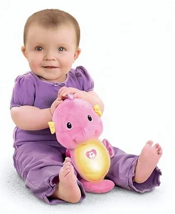 Fisher Price Świecąco grający konik morski różowy DGH83 DGH84 - Maskotki i pluszaki - miniaturka - grafika 6