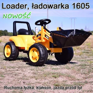 Super-Toys ŁADOWARKA, LOADER, SPYCHACH BUDOWLANY NOWOŚĆ/TR1605 TR-1605-ŻÓŁTY - Pojazdy elektryczne dla dzieci Super-Toys ŁADOWARKA, LOADER, SPYCHACH BUDOWLANY NOWOŚĆ/TR1605 TR-1605-ŻÓŁTY - Pojazdy elektryczne dla dzieci - miniaturka - grafika 2