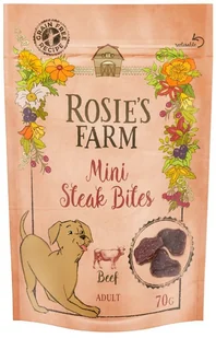 Rosie's Farm Rosie's Farm Snacks "Mini Steak Bites", wołowina - 5 x 70 g - Przysmaki dla psów - miniaturka - grafika 2