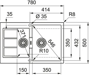 Franke Główny Zlewozmywak S2D 651-78 Kamienny szary 143.0618.687 - Zlewozmywaki - miniaturka - grafika 3