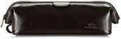 Kosmetyczki, organizery i kuferki - Wittchen Italy kosmetyczka ciemna brązowa 21-3-001-4 - miniaturka - grafika 1