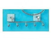 Ręczniki papierowe - Premier Housewares Haczyk na ręczniki itp., do montażu na ścianie do kąpieli, chrom PREM-1600754 - miniaturka - grafika 1