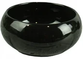 Pozostałe akcesoria do uprawy roślin - Osłonka ceramika czarna misa bonsai 14 DEcodomi - miniaturka - grafika 1