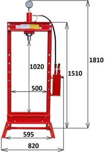 145 Prasa hydrauliczna podwójny napęd nacisk 20 T) 14576429 76429-uniw - Prasy - miniaturka - grafika 2