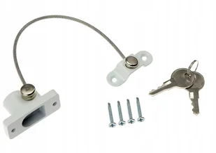 Zabezpieczenie okna blokada uchylenie na kluczyk - Zabezpieczenia dla dzieci - miniaturka - grafika 14