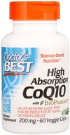 Witaminy i minerały dla sportowców - Doctors Best Suplement Prozdrowotny COQ10 BIOPERINE 200mg 60 caps - miniaturka - grafika 1