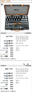 Beta ZESTAW NASADEK 1/2"" Z WYPOSAŻENIEM 38SZT 920B/C33 (920A/C33) - Klucze i nasadki - miniaturka - grafika 2