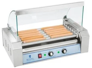 Royal Catering Grill rolkowy - 7 rolek - stal nierdzewna RCHG-7E RCHG-7E - Piece, kotły  i płyty grzejne gastronomiczne - miniaturka - grafika 2