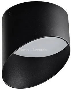 Azzardo Natynkowa LAMPA sufitowa MOMO SH2618-BK metalowa OPRAWA downlight LED 18W ścięta tuba czarna SH2618-BK - Lampy sufitowe - miniaturka - grafika 2
