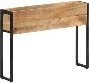 vidaXL Donica, 90x20x68 cm, surowe drewno mango - Donice - miniaturka - grafika 8