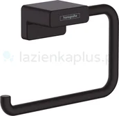 Stojaki i wieszaki na papier toaletowy - Hansgrohe Hansgrohe AddStoris uchwyt na papier toaletowy czarny 41771670 - miniaturka - grafika 1