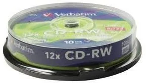 Verbatim Płyty CD-RW 700MB 12x (cake 10 szt.) 43480 - Nośniki danych - miniaturka - grafika 4