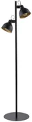 Lampy stojące - Sigma Nowoczesna lampa podłogowa MARS czarny złoty OP.OŚW. 2PŁ 50266 - miniaturka - grafika 1