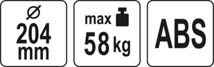 YATO UCHWYT DO SZYB Z POMPKĄ PODCIŚNIENIOWĄ FI 204 MM 58 KG - Pozostałe narzędzia ogrodowe - miniaturka - grafika 4