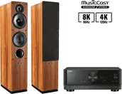 Zestawy stereo - Yamaha RX-V6A czarny) + Tesi 561 orzech) - miniaturka - grafika 1