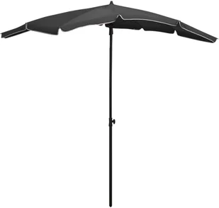 vidaXL Parasol ogrodowy na słupku, 200x130 cm, antracytowy 315553 - Parasole ogrodowe - miniaturka - grafika 2