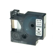 Papier do drukarek - Dymo Taśma zamiennik 45022, S0720620, 12mm x 7m czarny druk / srebrny podkład - miniaturka - grafika 1