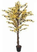 Sztuczne drzewka - Europalms EUROPALMS Drzewo Forsycja z 3 pniami, sztuczna roślina, żółty, 150 cm 82507102 - miniaturka - grafika 1