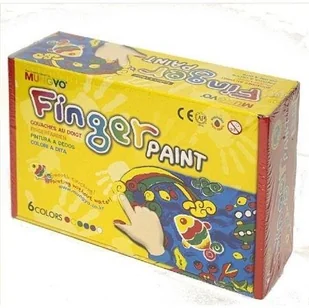 Tadeo Trading Farby do malowania palcami 6 kolorów Tadeo FA01TT - Farby i media malarskie - miniaturka - grafika 3
