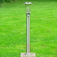 Lampy ogrodowe - Brilliant Piekny slupek oswietleniowy Merena z czujnikiem - miniaturka - grafika 1