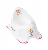 Nocniki - Nocnik antypoślizgowy Księżniczka biały - miniaturka - grafika 1