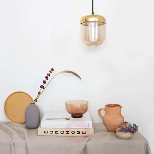 UMAGE UMAGE Acorn lampa wisząca 3-pkt. bursztyn mosiądz - Lampy sufitowe - miniaturka - grafika 3