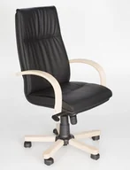 Fotele i krzesła biurowe - Intarseating Krzesło gabinetowe SENATOR drewniane podłokietniki KP-SENATOR-AF-220 - miniaturka - grafika 1